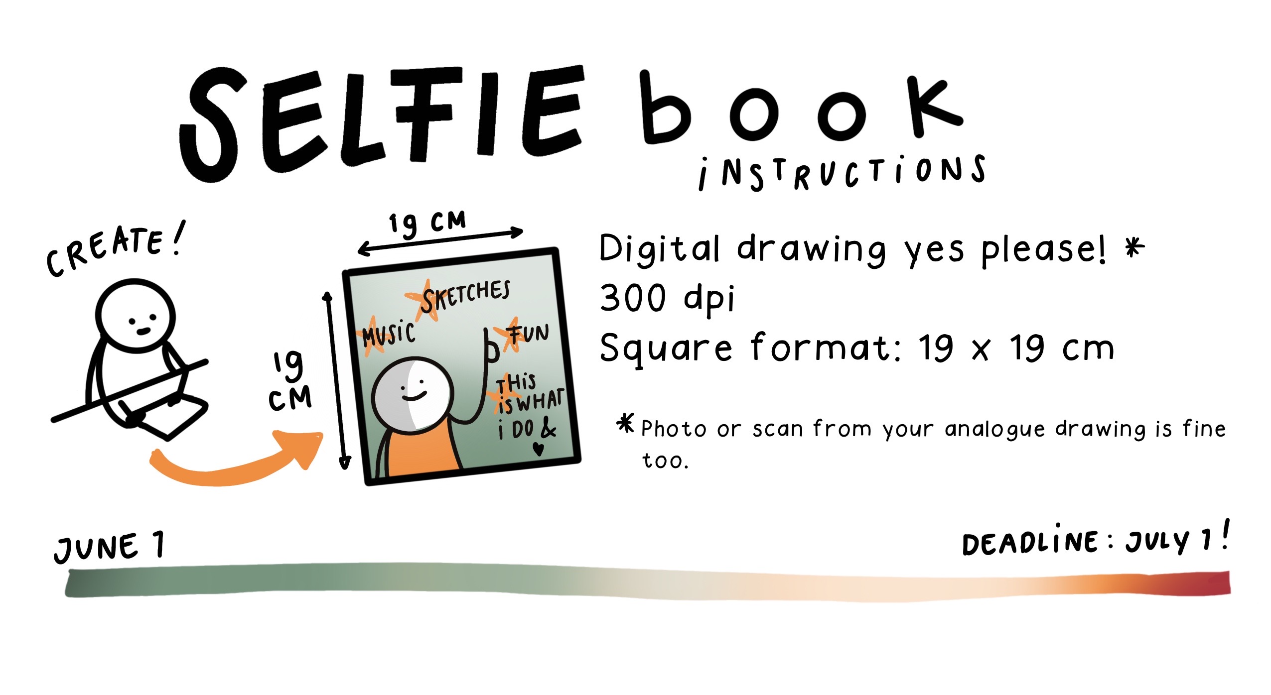Visual Instructions Selfie Book